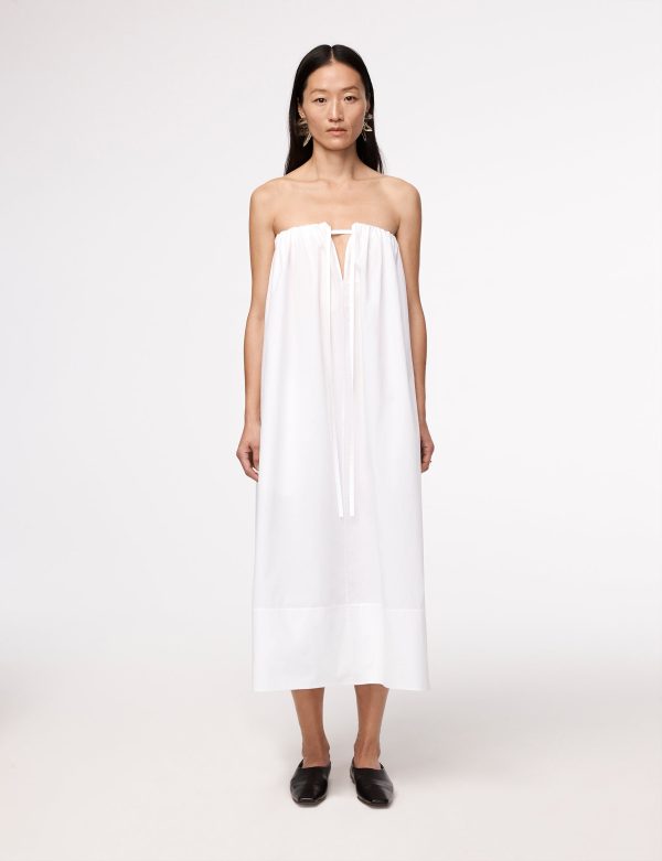 Strapless Tie Front Dress - Image 2