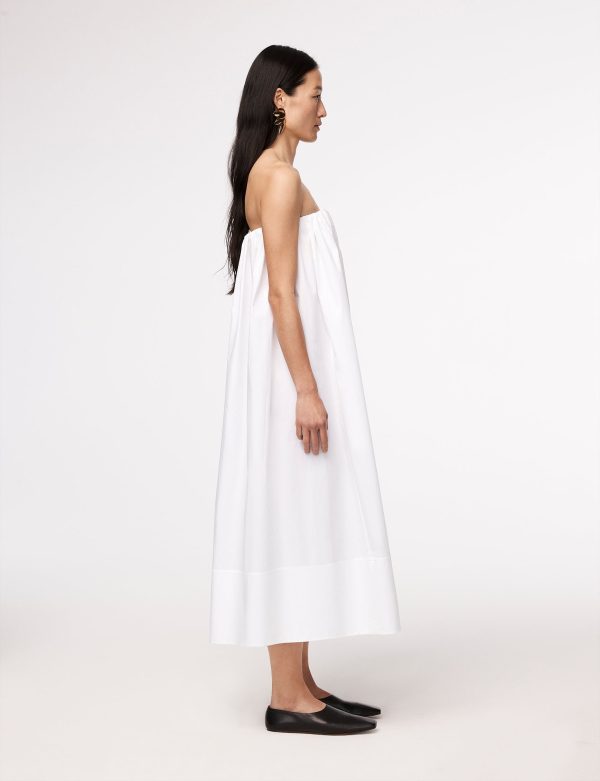 Strapless Tie Front Dress - Image 3