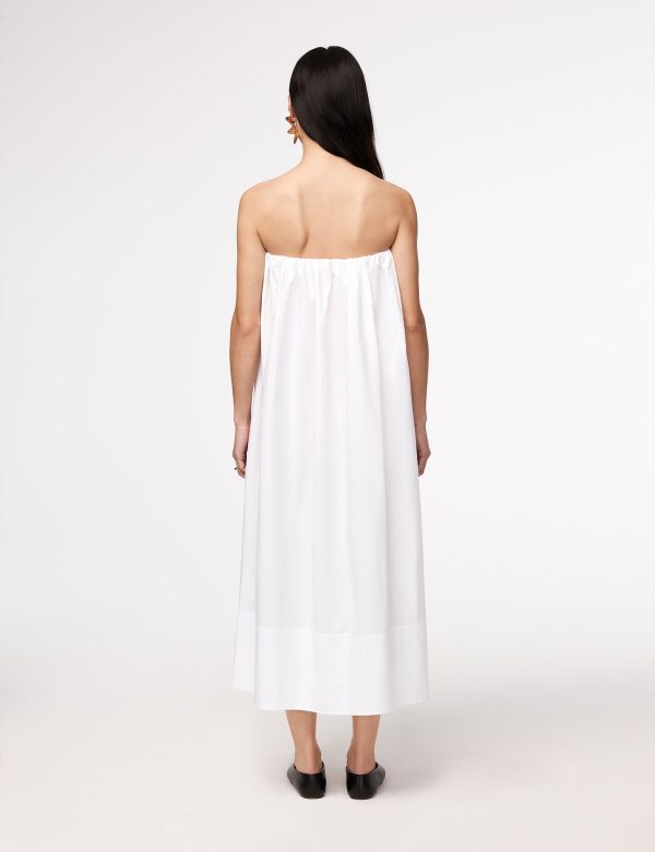Strapless Tie Front Dress - Image 4