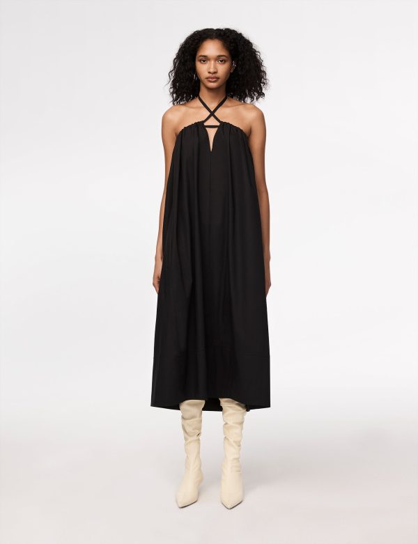 Strapless Tie Front Dress - Image 7