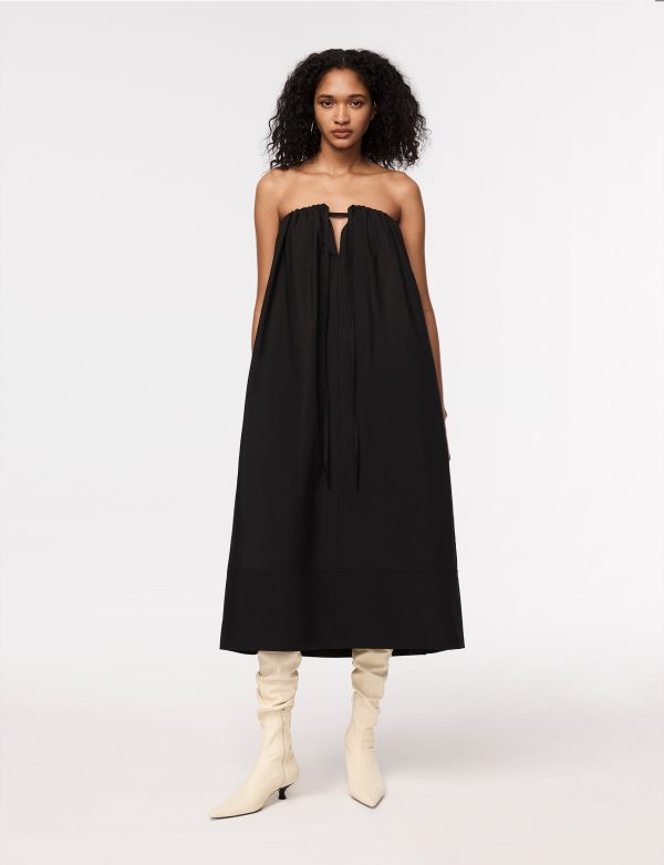 Strapless Tie Front Dress - Image 6
