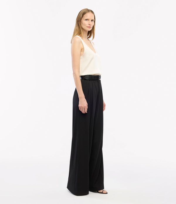 Twill Pleated Trouser - Image 2
