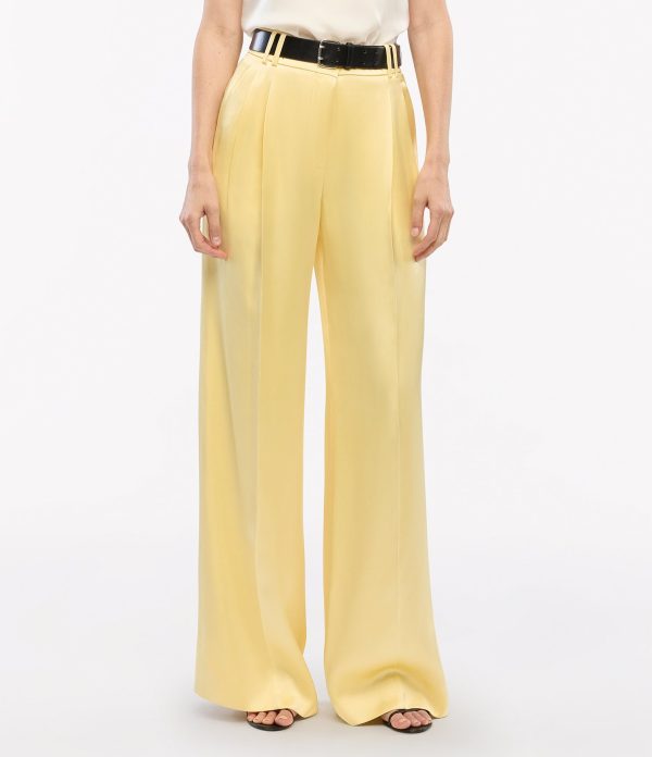 Satin Pleated Trouser - Image 5