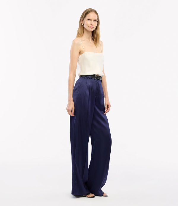 Satin Pleated Trouser - Image 9