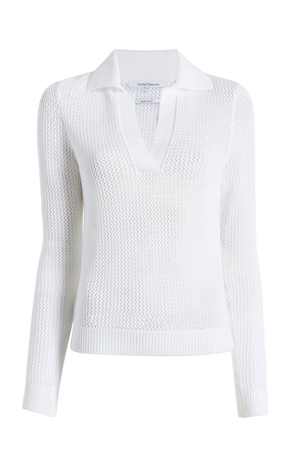 Crochet Polo Sweater - Image 9