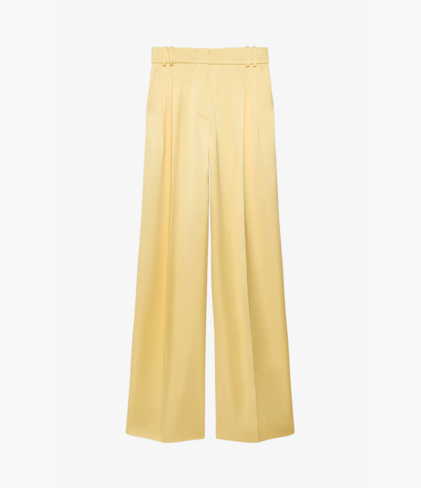 Satin Pleated Trouser - Image 6