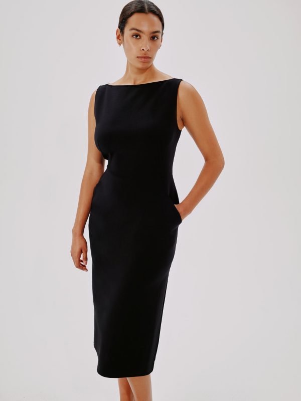 Doppio Boatneck Dress - Image 3