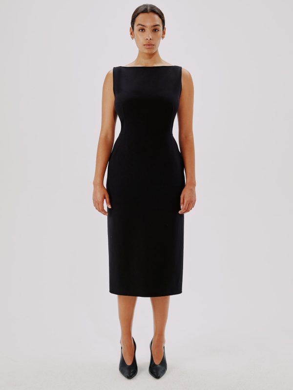 Doppio Boatneck Dress - Image 4