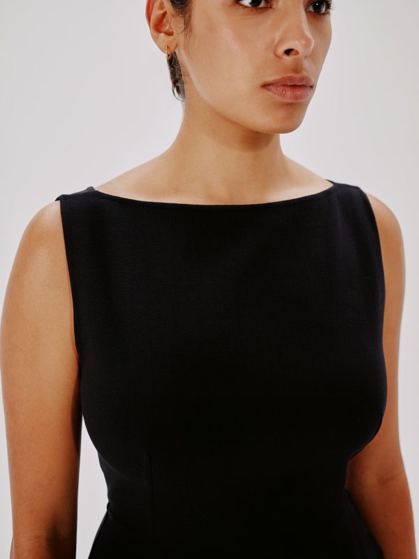 Doppio Boatneck Dress - Image 7