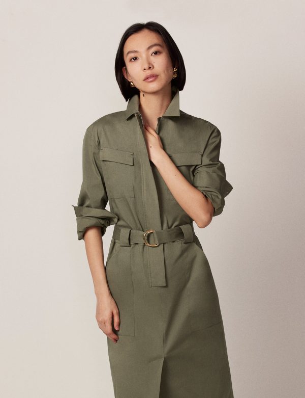 Belted Utility Dress - Image 6