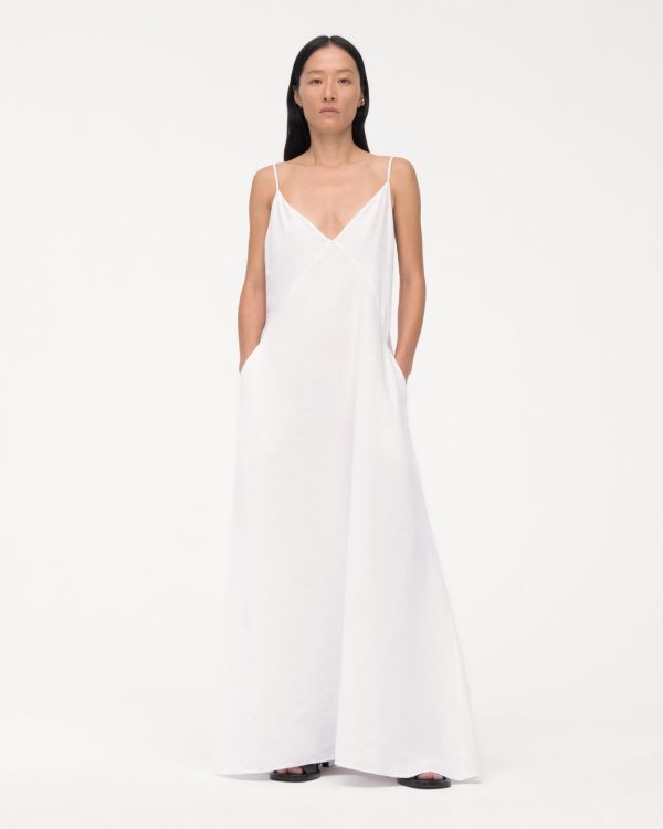 Seamed Slip Dress